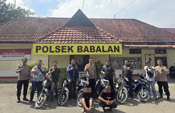 Pura-pura Berburu Burung, Polsek Babalan Ungkap Kasus Curanmor