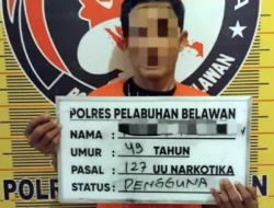 Sat Narkoba Polres Pelabuhan Belawan Kembali Tangkap 2 Pengedar dan 5 Pengguna Sabu