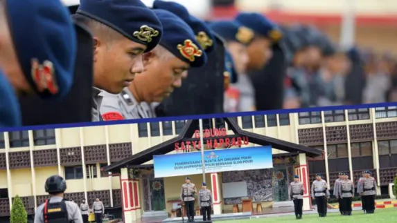 Satuan Brimob Polda Sumut Siaga Total Sambut May Day 2026