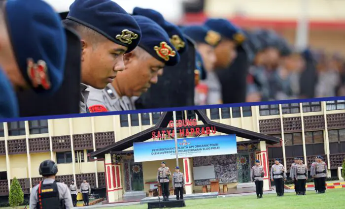 Satuan Brimob Polda Sumut Siaga Total Sambut May Day 2026