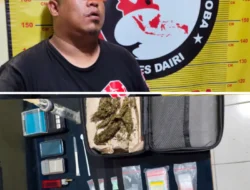 Simpan Sabu, Ekstasi Hingga Ganja, Warga Parbuluan Diringkus Polres Dairi