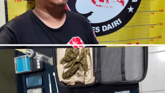 Simpan Sabu, Ekstasi Hingga Ganja, Warga Parbuluan Diringkus Polres Dairi