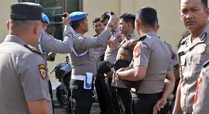 Sipropam Polres Labusel Gelar Ops Gaktibplin, Temukan Pelanggaran Sikap Tampang Personel