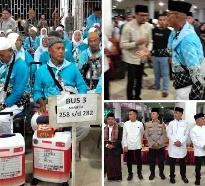 147 Jemaah Haji Kabupaten Labusel Kloter 10 Dilepas Bupati Fery Sahputra