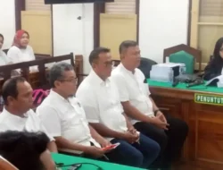 4 Terdakwa Jual Beli Aset PTPN Dituntut 1 Tahun dan 6 Bulan Penjara