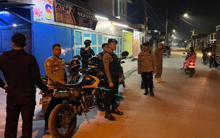 Brimob Polda Sumut Perkuat Patroli Skala Besar di Belawan, Situasi Kamtibmas Kondusif