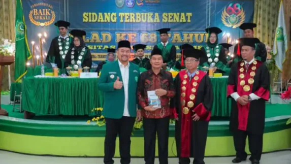 Bupati Baharuddin Hadiri Peringatan Milad Ke-68 UNIVA Medan