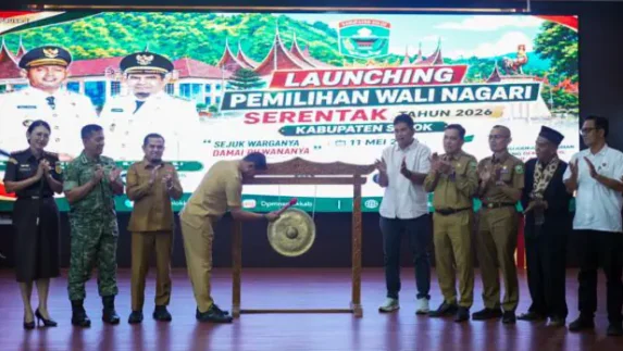 Bupati Solok Launching Pilwana Serentak untuk 23 Nagari September Depan