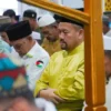 Bupati dan Wakil Bupati Batu Bara Laksanakan Salat Iduladha di Masjid Raya An-Nur Tanjung Tiram