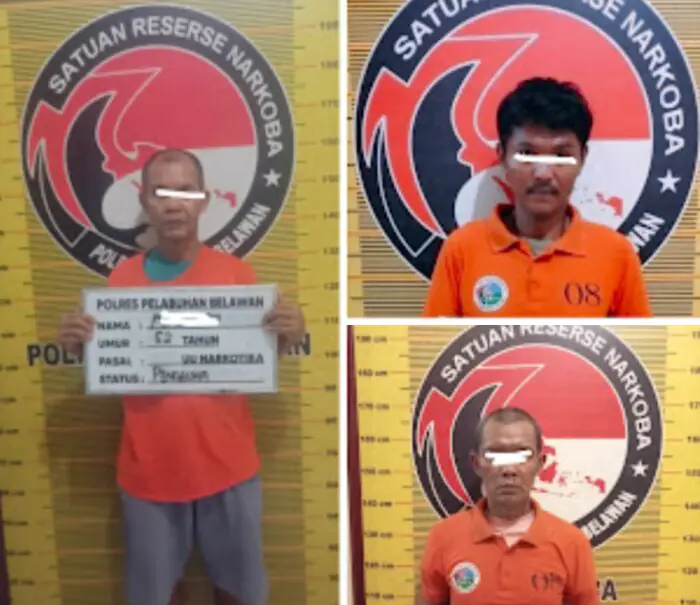 Dalam Semalam Sat Narkoba Polres Pelabuhan Belawan Gerebek 2 Lokasi Narkoba
