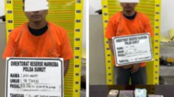 Dua Pengedar Sabu di Medan Maimun Diciduk Saat Transaksi