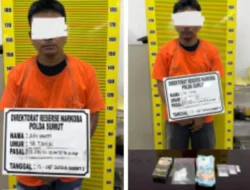 Dua Pengedar Sabu di Medan Maimun Diciduk Saat Transaksi