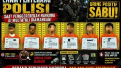 Enam Penyerang Polisi Saat Penggerebekan Narkoba di Multatuli Diamankan, Urine Positif Sabu