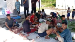 Eratkan Silaturahmi, Warga Komplek Saras Residence Ucapkan Terima Kasih Kepada Donasi Ternak Kurban