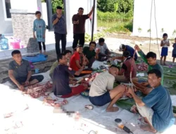 Eratkan Silaturahmi, Warga Komplek Saras Residence Ucapkan Terima Kasih Kepada Donasi Ternak Kurban