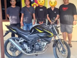 Gerak Cepat Polsek Bandar Huluan Ringkus Dua Pelaku Pencurian Sepeda Motor