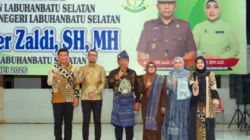 Hangat dan Penuh Kekeluargaan, Bupati Fery Sambut Kajari Baru Labusel di Pendopo Rumah Dinas