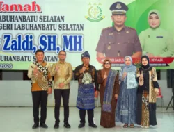 Hangat dan Penuh Kekeluargaan, Bupati Fery Sambut Kajari Baru Labusel di Pendopo Rumah Dinas