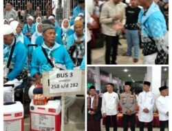 147 Jemaah Haji Kabupaten Labusel Kloter 10 di Lepas Bupati Fery Sahputra