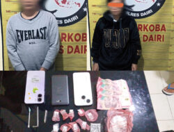 Miliki Sabu, Sat Narkoba Polres Dairi Ringkus Residivis Bersama Wanita di Kamar Kos-Kosan