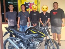 Gerak Cepat Polsek Bandar Huluan Ringkus Dua Pelaku Pencurian Sepeda Motor