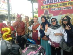 Ratusan Warga Patumbak Kampung Antusias Dukung Ubudiah, SH., M.Si. Maju Jadi Kepala Desa