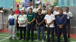 Kadispora dan Ketua KONI Medan Resmi Tutup Turnamen Badminton PB Mitra Sporty