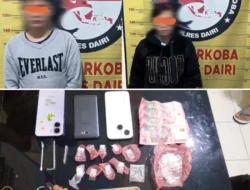 Miliki Sabu, Sat Narkoba Polres Dairi Ringkus Residivis Bersama Wanita di Kamar Kos-Kosan