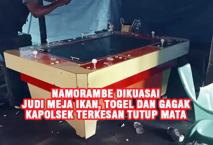 Namorambe Dikuasai Judi Meja Ikan, Togel dan Gagak, Kapolsek Terkesan Tutup Mata