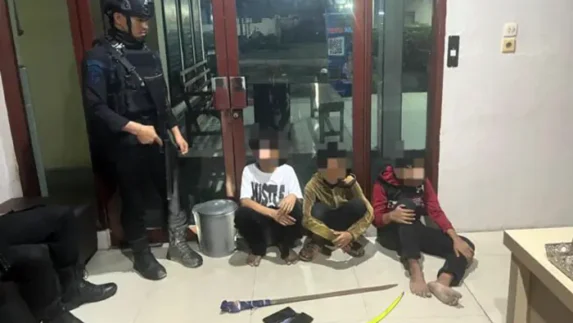 Patroli Dini Hari Brimob Polda Sumut Berhasil Gagalkan Tawuran dan Balap Liar di Kota Medan