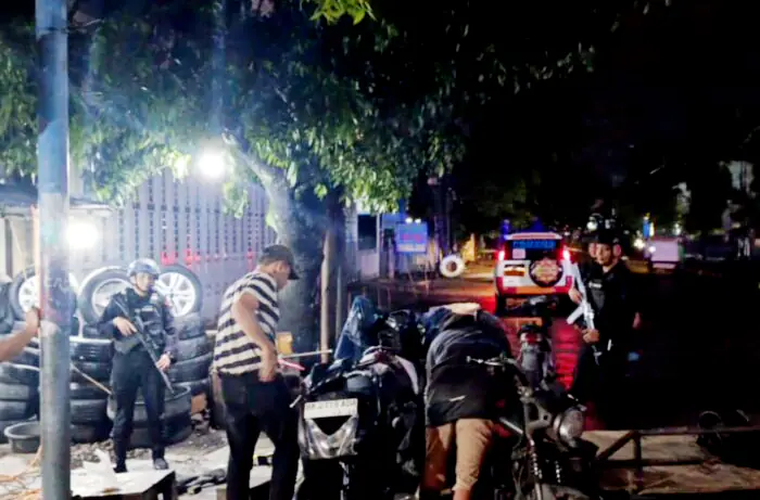 Patroli Dini Hari Brimob Sumut Perkuat Keamanan Kota Medan
