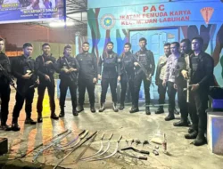 Patroli Skala Besar Brimob Polda Sumut Sisir Belawan