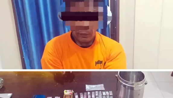 Pengedar Sabu di Karo Ditangkap, Polisi Sita Timbangan dan 7 Paket Narkoba