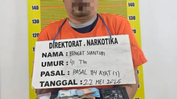 Pengedar Sabu di Medan Barat Diciduk Saat Layani Pembeli, Polisi Sita 4 Paket