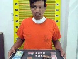 Pengedar Sabu di Medan Tuntungan Diciduk Saat Layani Pembeli, 9 Paket Disita