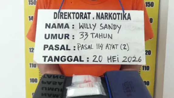 Pengedar Sabu di Tanjung Morawa Diciduk Saat Siapkan Pesanan, 10 Gram Barang Bukti Disita