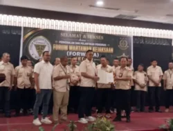 Pengurus Forwaka Medan Dilantik, Irfandi Berharap Perkuat Sinergi Pers dan Aparat Penegak Hukum