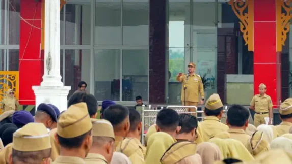 Pimpin Apel Gabungan ASN, Bupati Batu Bara Tekankan Disiplin dan Integritas Pelayanan