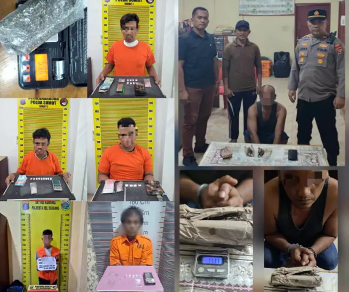 Polda Sumut Ungkap 23 Kasus Narkoba dalam Sehari, Amankan 26 Tersangka