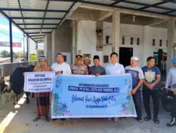Polres Pematangsiantar Serahkan Bantuan Hewan Kurban dari Kapolri dan Kapolda Sumut di Masjid Nurul Ikhwan