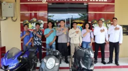 Polres Tapteng Kembalikan 3 Unit Sepeda Motor Hasil Pengungkapan Curanmor ke Pemiliknya