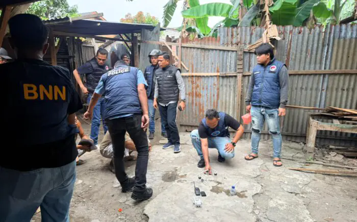 Polres dan BNNK Binjai Gerebek Sarang Narkoba, Dua Orang Diamankan