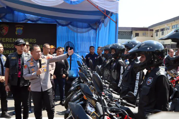 Polrestabes Medan Bongkar 8 Gudang Penyimpanan Curanmor di Tembung, Batang Kuis dan Sidomulyo