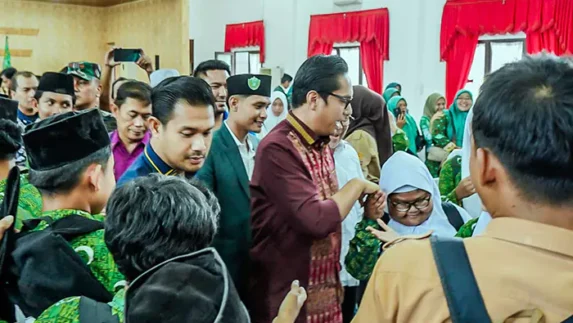 Rico Waas Ajak Pelajar IPA Kota Medan Kompak Tolak Judi Online