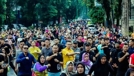 Rico Waas dan Forkopimda Berbaur Bersama Warga di CFD Medan