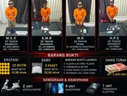 Satresnarkoba Polres Karo Bongkar 4 Kasus Narkotika Beruntun