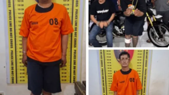 Tiga Hari Buron, Polres Pematangsiantar Ringkus Dua Pelaku Curanmor Dinas Kodim