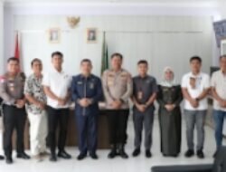 Pererat Sinergi, Pejabat Utama Polres Sergai Kunjungi PN Sei Rampah