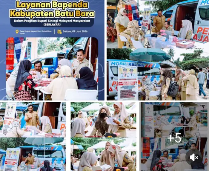 Bapenda Batu Bara Buka Layanan Pajak Daerah dalam Program Berlayar di Kecamatan Datuk Lima Puluh