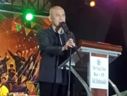 Beo’s Pengelola Pasar Malam bersama Panitia Bagikan Santunan di HUT ke-15 Indra Sakti